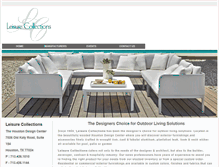 Tablet Screenshot of leisurecollections.com